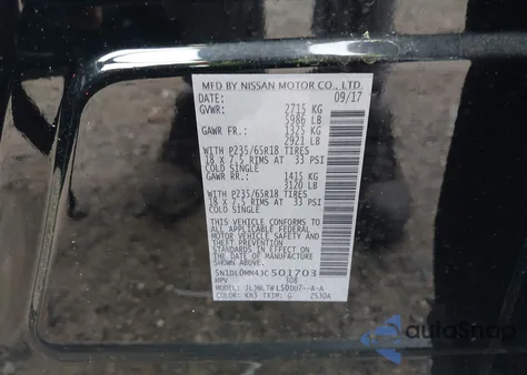 2018 Infiniti Qx60 from USA, damaged, VIN 5N1DL0MM4JC501703